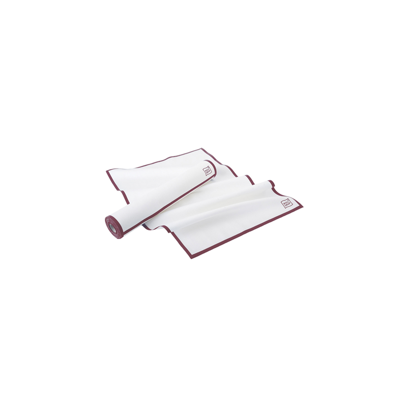 10 U. TORCHONS DE CUISINE 'ROLL-DRAP'  40x64 CM ROUGE COTON (1 UNITÉ)