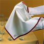 10 U. TORCHONS DE CUISINE 'ROLL-DRAP'  40x64 CM ROUGE COTON (1 UNITÉ)