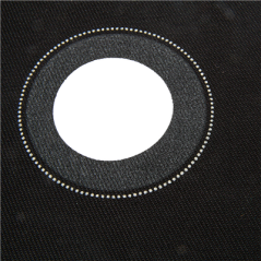 12 U. TORCHONS EN ROULEAU 'CUBI-DRAP'  40x40 CM NOIR COTON (1 UNITÉ)