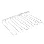 RACK POUR COUPES 5 RANGS  44,7x31x5,5 CM ARGENTE INOX (1 UNITÉ)