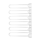 RACK POUR COUPES 5 RANGS  44,7x31x5,5 CM ARGENTE INOX (1 UNITÉ)