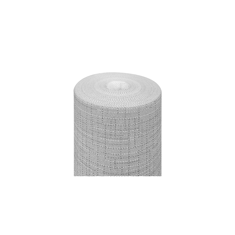 "TÊTE-À-TÊTE" PRÉ. 120CM (20 FEU.) 'DRY COTTON' 55 G/M2 0,40X24 M GRAPHITE AIRLAID (6 UNITÉ)