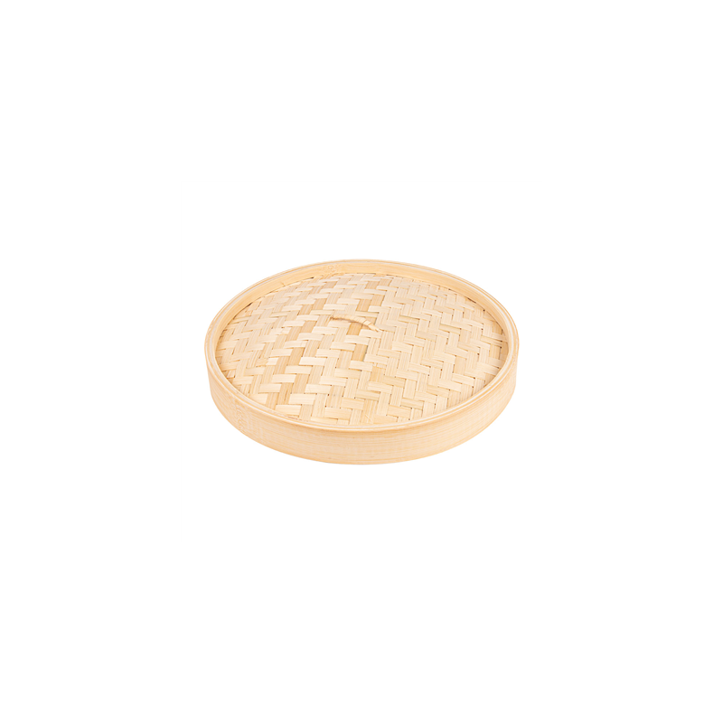 COUVERCLES MAXI DIM-SUM  Ø 30x3 CM NATUREL BAMBOU (4 UNITÉ)