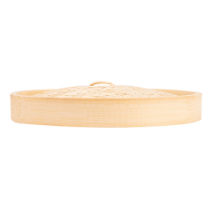 COUVERCLES MAXI DIM-SUM  Ø 30x3 CM NATUREL BAMBOU (4 UNITÉ)
