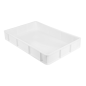 CONTENEUR EMPILABLE POUR PÂTE À PIZZA 15 L 60x40x9 CM BLANC PEHD (1 UNITÉ)