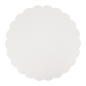 DISQUES PLATS PÂTISSERIE  300 G/M2 Ø 27 CM BLANC CARTON (250 UNITÉ)