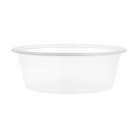 RÉCIPIENTS INJECTÉS MICRO-ONDABLES 225 ML Ø 11,5x3,7 CM TRANSPARENT PP (500 UNITÉ)