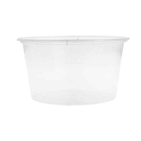 RÉCIPIENTS INJECTÉS MICRO-ONDABLES 475 ML Ø 11,5x6,5 CM TRANSPARENT PP (500 UNITÉ)