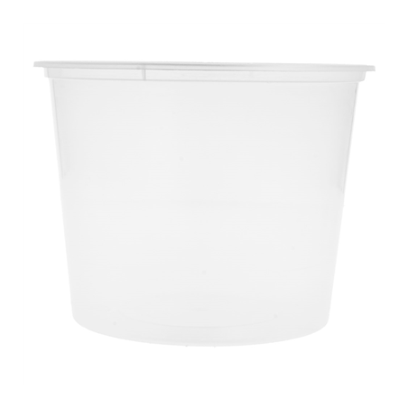 RÉCIPIENTS INJECTÉS MICRO-ONDABLES 600 ML Ø 11,5x8,5 CM TRANSPARENT PP (500 UNITÉ)