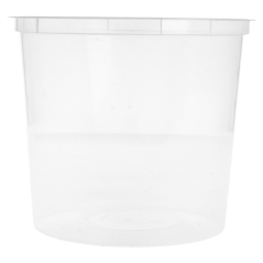 RÉCIPIENTS INJECTÉS MICRO-ONDABLES 700 ML Ø 11,5x10 CM TRANSPARENT PP (500 UNITÉ)