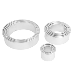 12 U. DÉCOUPOIRS RONDS LISSES