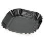 MINI PLATEAUX 325 G/M2 5,5x5,5 CM NOIR CARTON (100 UNITÉ)