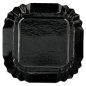 MINI PLATEAUX 325 G/M2 5,5x5,5 CM NOIR CARTON (100 UNITÉ)