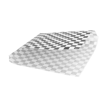 PAPIER INGRAISSABLES OUVERT 2 CÔTÉS FAST FOOD 'FITIPALDI' 35 G/M2 16x16,5 CM NOIR PARCH.INGRAISSABLE (500 UNITÉ)