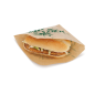 PAPIER INGRAISSABLES OUVERT 2 CÔTÉS FAST FOOD 'FEEL GREEN' 34 G/M2 16x16,5 CM NATUREL PARCH.INGRAISSABLE (500 UNITÉ)