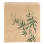 PAPIER INGRAISSABLES OUVERT 2 CÔTÉS FAST FOOD 'FEEL GREEN' 34 G/M2 17x18 CM NATUREL PARCH.INGRAISSABLE (500 UNITÉ)