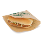 PAPIER INGRAISSABLES OUVERT 2 CÔTÉS FAST FOOD 'FEEL GREEN' 34 G/M2 17x18 CM NATUREL PARCH.INGRAISSABLE (500 UNITÉ)