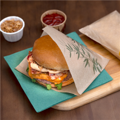 PAPIER INGRAISSABLES OUVERT 2 CÔTÉS FAST FOOD