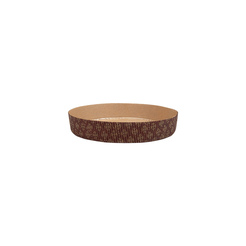 MOULES RONDS CUISSON PÂTISSERIE  145 G/M2 Ø 18,5x3,5 CM MARRON PAPIER (480 UNITÉ)