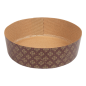 MOULES CUISSON PANETTONE BAS  140 G/M2 Ø 18,5x6 CM MARRON CELLULOSE (390 UNITÉ)