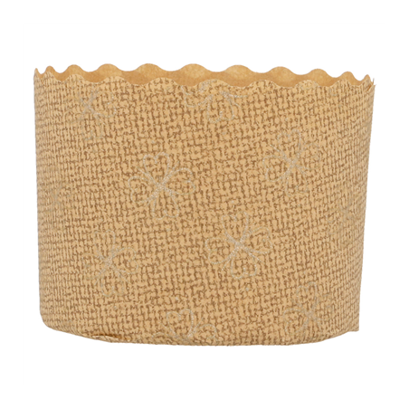 MOULES CUISSON PANETTONE  135 G/M2 Ø 6x4,5 CM MARRON CELLULOSE (2000 UNITÉ)