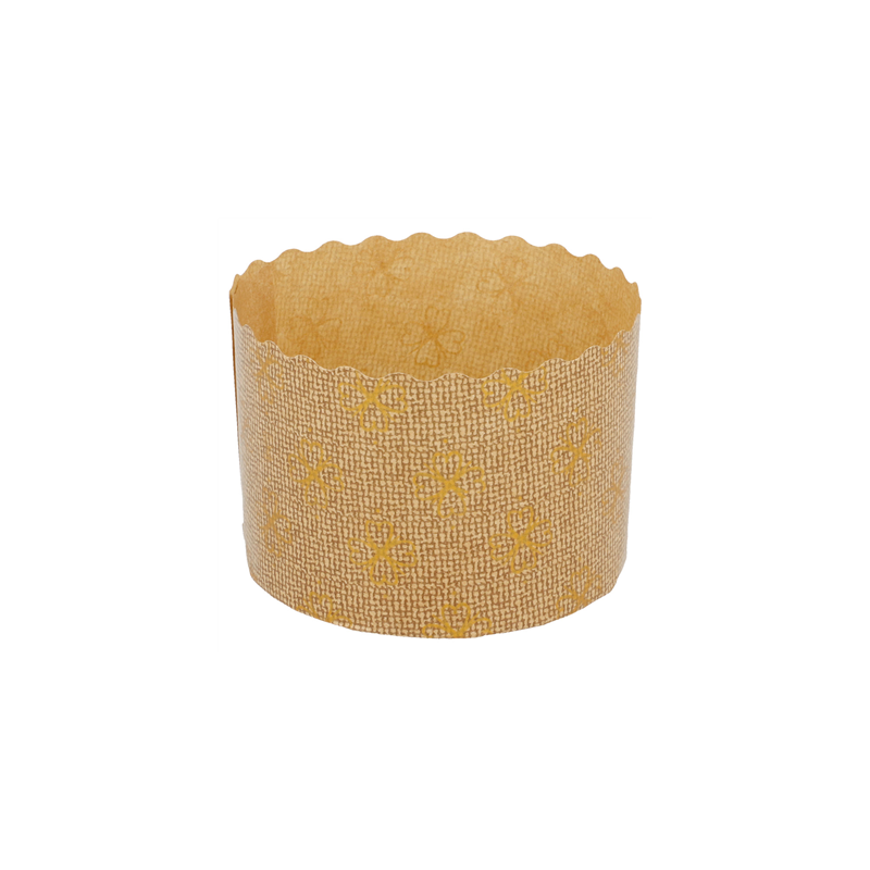 MOULES CUISSON PANETTONE  135 G/M2 Ø 7x5 CM MARRON CELLULOSE (2000 UNITÉ)