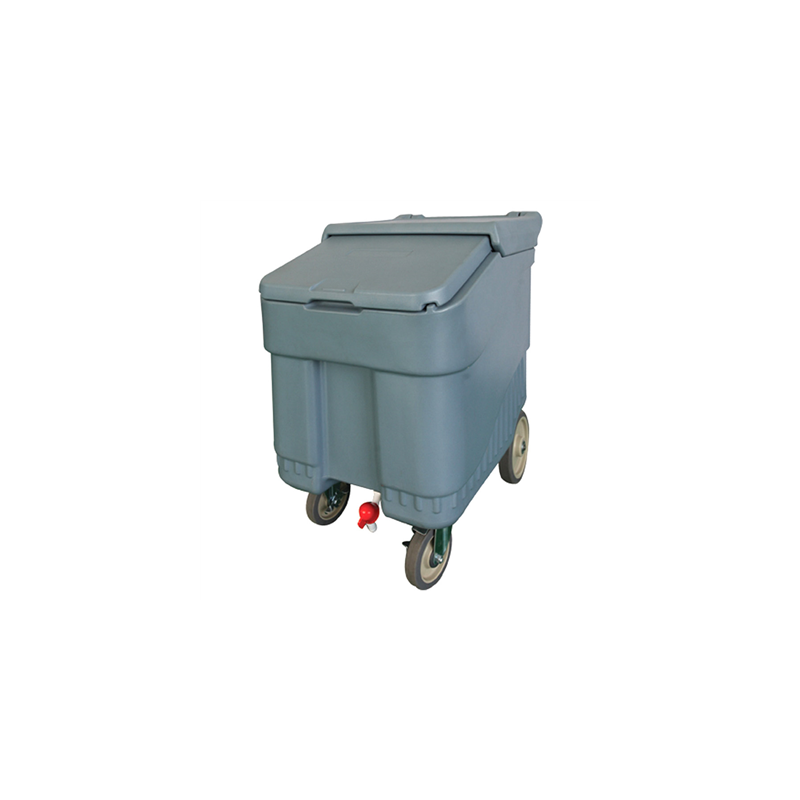 CHARIOT POUR GLAÇONS 125 L 76x86x53 CM GRIS PLASTIQUE (1 UNITÉ)