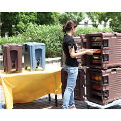 DISTRIBUTEUR BOISSONS ISOTHERMIQUE 20 L 46x30x51,3 CM MARRON LDPE (1 UNITÉ)