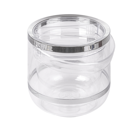 SEAU Ø 19x19 CM TRANSPARENT ACRYLIQUE (1 UNITÉ)