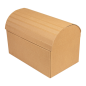 20 U. COFFRETS  38x23x25 CM NATUREL KRAFT (1 UNITÉ)