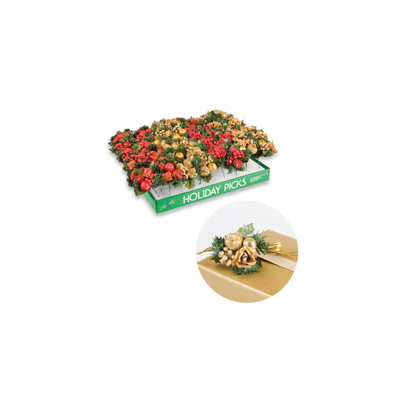 48 PICKS CHRISTMAS   ASSORTI (1 UNITÉ)