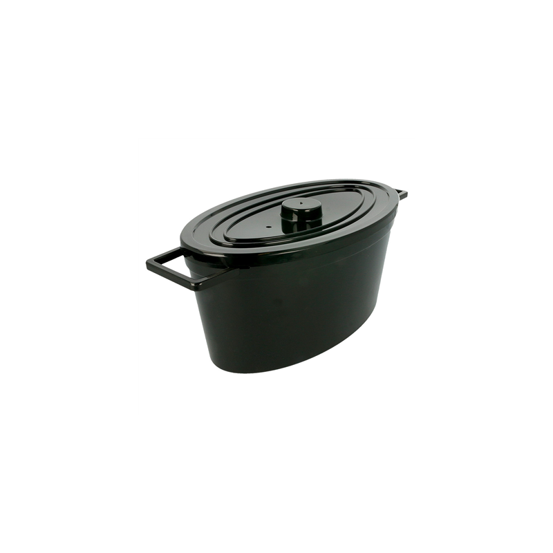 COCOTTE 2,5K  31x15x12 CM NOIR POLYCARBONATE (5 UNITÉ)