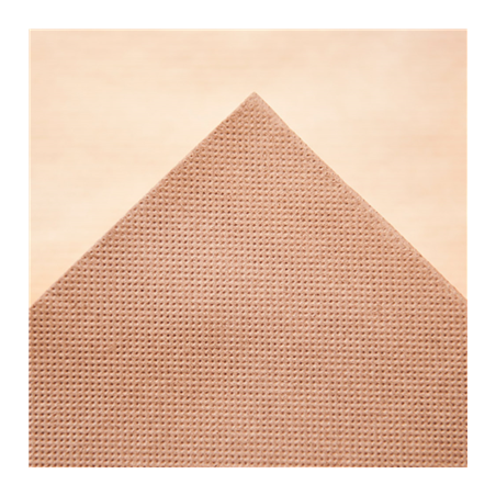 SERVIETTES ECOLABEL 'DOUBLE POINT' 18 G/M2 39x39 CM TAUPE OUATE (1200 UNITÉ)