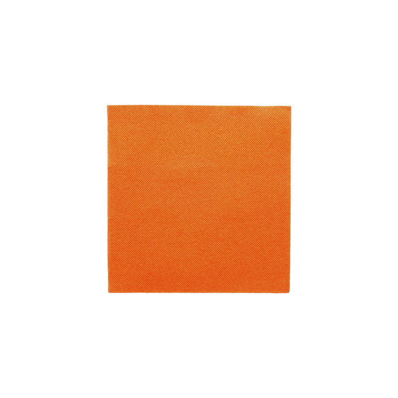 SERVIETTES ECOLABEL 'DOUBLE POINT' 18 G/M2 33x33 CM ORANGE OUATE (1200 UNITÉ)