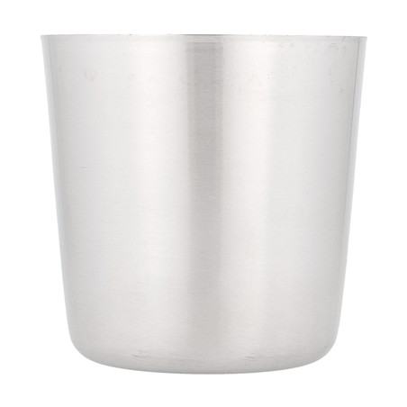 MINI RÉCIPIENTS À FRITES CLASSIQUES, LISSES  Ø 8,5x8,5 CM ARGENTE INOX (12 UNITÉ)