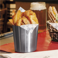 MINI RÉCIPIENTS À FRITES CLASSIQUES, LISSES