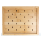 PLATEAU POUR 25 PICKS "GOLF"  25x20x2 CM NATUREL BAMBOU (1 UNITÉ)
