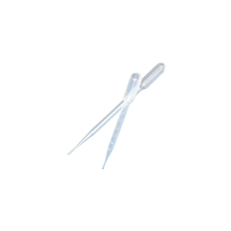 PIPETTES 3 ML 16 CM TRANSPARENT LDPE (1000 UNITÉ)
