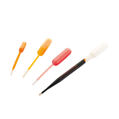 PIPETTES 3 ML 16 CM TRANSPARENT LDPE (1000 UNITÉ)