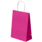 SACS SOS AVEC ANSES  80 G/M2 26+14x32 CM FUCHSIA CELLULOSE (250 UNITÉ)