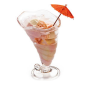 COUPES À GLACE 390 ML Ø 12,3/8,3x17,6 CM TRANSPARENT POLYCARBONATE (24 UNITÉ)