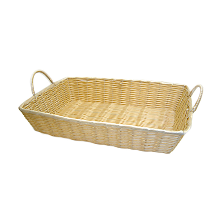 CORBEILLES SIMILAIRE OSIER RECTANGULAIRES AVEC ANSES
