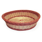 CORBEILLE PÂTISSERIE SIMILAIRE OSIER RONDE  Ø 40x10 CM NATUREL PP (1 UNITÉ)