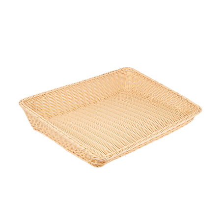 CORBEILLE SIMILAIRE OSIER RECTANGULAIRE INCLINÉE