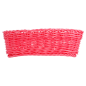CORBEILLES SIMILAIRE OSIER ALLONGÉES  23x9x8 CM FUCHSIA PP (12 UNITÉ)