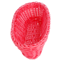 CORBEILLES SIMILAIRE OSIER ALLONGÉES  23x9x8 CM FUCHSIA PP (12 UNITÉ)