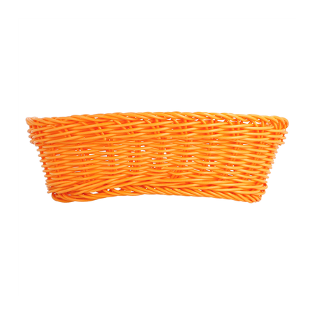 CORBEILLES SIMILAIRE OSIER ALLONGÉES  23x9x8 CM ORANGE PP (12 UNITÉ)