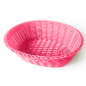 CORBEILLES SIMILAIRE OSIER OVALES  23x17x8 CM FUCHSIA PP (12 UNITÉ)