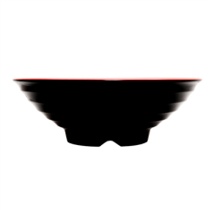 BOLS NOIR/ROUGE 'ASAMI WARE' 2800 ML Ø 29,2x10 CM MÉLAMINE (12 UNITÉ)