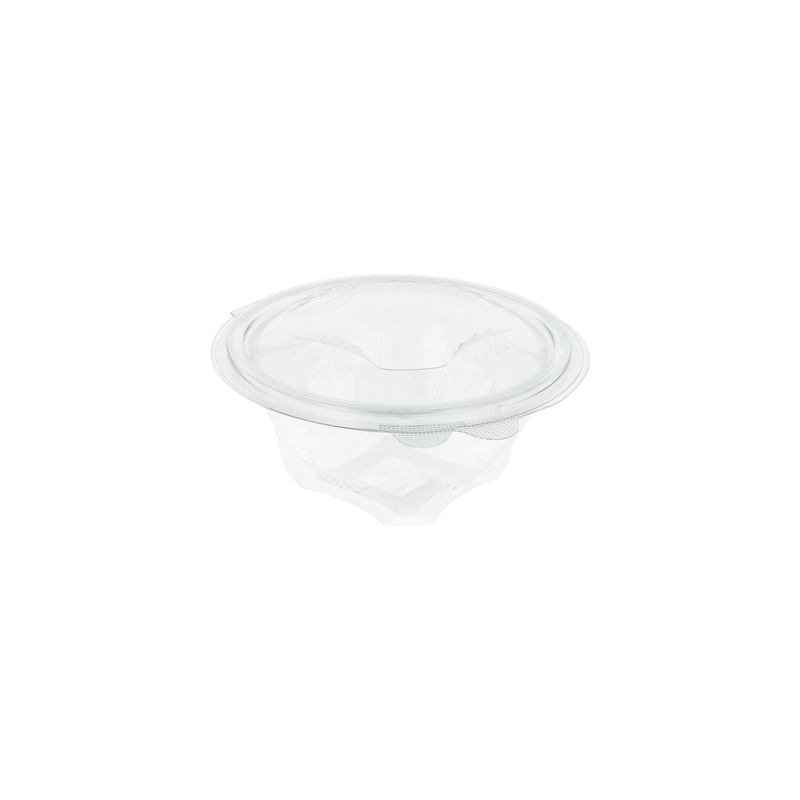 SALADIERS AVEC CHARNIÈRE 500 ML Ø 13,1x8,4 CM TRANSPARENT RPET (600 UNITÉ)